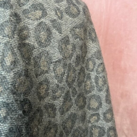 Womens Distressed Leopard Print Wrap Cover Up WoolRich Size One Size - Picture 6 of 8